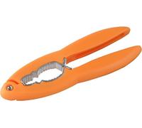 Fackelmann Schiaccianoci morbido in plastica, 16 cm in plastica in nero/arancione, 1 pezzo