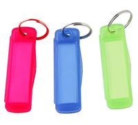 Fackelmann Tecno Set 3 Portachiavi targhette, Multicolore, NC