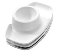 Fackelmann Set 3 pz Porta Uova in Plastica Alimentare ABS Lavabili in lavastoviglie Dimensioni 12,5x8x2,5 cm Ingombro pack: 16,6x12,5x4,3 cm Confezione da 3pz