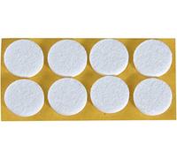 Fackelmann Set 8 Feltrini Tondi Proteggi Pavimenti, Multicolore, Diametro 1.8 cm