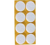 Fackelmann Set 8 Feltrini Tondi Proteggi Pavimenti, Multicolore, Diametro 2.8 cm