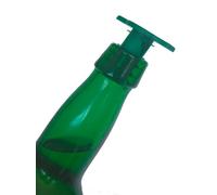Fackelmann Set di 2 tappi per scanciatori di sidro, tappo per erogare bevande senza versamento, scancier da tasca, esauritore di sidro, 40 x 45 mm, polipropilene, colore: verde, 2 pz.