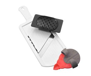 Fackelmann Set Mandolina lama regolabile e Pelaverdure per affettare e pelare