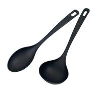 Fackelmann Set Mestolo e Cucchiaio da Servizio in Nylon, Utensili Antigraffio pe