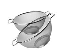 Fackelmann Set Scolapasta 20 e 26 cm, Colapasta In Acciaio Inossidabile - Rete F