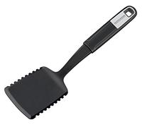 Fackelmann Sollevatore per lasagne, 28 cm, Sense, per pizza con parte funzionale in plastica, impugnatura antiscivolo soft touch, paletta per tagliare e sollevare (colore: argento/nero), quantità: 1