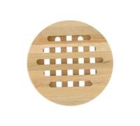 Fackelmann - Sottopentola rotondo in legno, sottopentola, sottopiatto, riposapiatto, 17,8 cm