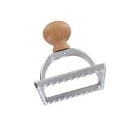 Fackelmann, stampino per ravioli quadrati, 7x7 cm Sybaris, manico in legno. (Quantità:1 pezzo)