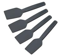 Fackelmann Statement Spatola per raclette Set di 4 raschietti con manico ergonomico e vano pollice, cursore raclett in pratico pacchetto da 4 pezzi, circa 15,5 x 4 x 1 cm