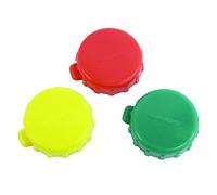 Fackelmann Tappi per Bottiglie, 10 Pezzi, Plastica, Multicolore