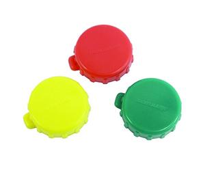 Fackelmann Tappi per Bottiglie, 10 Pezzi, Plastica, Multicolore