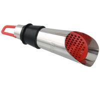 Fackelmann Tappo Ossigenatore per Vino, Alluminio, Argento/Rosso