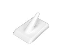 Fackelmann Tecno Ganci Adesivi, Plastica, Bianco