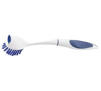 Fackelmann Tecno Scopino Lavapiatti, Plastica, Bianco/Blu