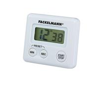 Fackelmann Timer da Cucina Digitale Professionale con Display LCD e Segnale Acustico, Magnete Potente sul Retro, Cronometro Cucina Compatto Salvaspazio 5x2,5x4,5 cm