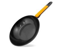 Fackelmann Wok Padella in alluminio forgiato Ø28x8 cm, padella con rivestimento antiaderente, per tutti i piano cottura, induzione, senza PFAS, Linea Soft Collection