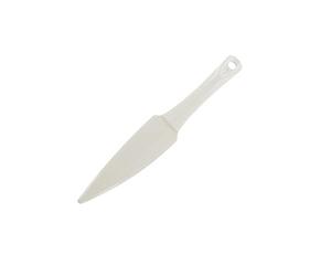 Fackelmann Zenker 41137 Paletta per Torta, plastica, Bianco