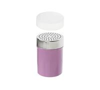Fackelmann Zenker Dispenser per Cacao/Zucchero a Velo, Acciaio Inox, Argento, 8 cm