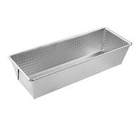 Fackelmann ZENKER Stampo Plum Cake 25cm in Acciaio stagnato (Colore: Argento), quantità: 1 Pezzo,Multicolore