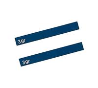 FackLOxc 2 Pesi per Racchetta da Tennis Strisce Ponderate Racchette Adesive Balance Sheet Pad Bilanciatori per Racchetta Accessorio per L ' Equilibrio Nastro per Racchetta da Tennis in Silicone