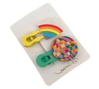 FackLOxc 2 pz/set Forcina per Dolci Ragazze Dolce Fascino Clip di Capelli Estetica Candy Color Accessori Per Capelli Colore di Corrispondenza