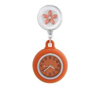 FackLOxc Orologio Da Infermiere Con Clip Retrattile Sul Design E Manica A Silicone Morbida Facile Management Management Watch