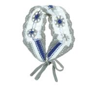 FackLOxc Sunproof Donne Fiore Hairband Crochet Rettangolo Turbante Dolce Elastico Hairbands Turbante Accessori Per Capelli