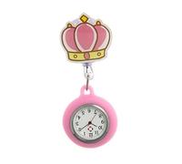FackLOxc Watch Infermiera Del Bavero Sospeso Con Clip Per Spilla In Silicone Sul Design Per Cliniche Controllo Rapido Che Impostano L'infermiera Professionale Ospedale Orologio