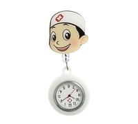 FackLOxc Watch Infermiera Del Bavero Sospeso Con Clip Per Spilla In Silicone Sul Design Per Cliniche Controllo Rapido Che Impostano L'infermiera Professionale Ospedale Orologio