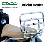 FACO 01465/C PORTAPACCHI PIAGGIO 250 VESPA GTS 2005/2014 CROMATO MADE IN ITALY
