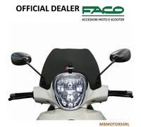 FACO CUPOLINO BASSO RACING FUME' SCURO PER PIAGGIO BEVERLY 300 ie 2010 - 2017