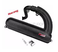 FACO MARMITTA SCARICO ESPANSIONE NERA IN ACCIAIO RACING PIAGGIO VESPA 125 ET3