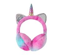 FaCoLL Paraorecchie in Peluche Copriorecchie Unicorno Bambina Inverno per Invernale Carino Cosplay, Regalo di Natale, Compleanno (B)