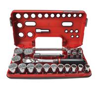Facom 1.3cm Drive 12 Pt- Metrico Presa Set 22 Pezzi Rilevazione Box FCMSLDBOX412
