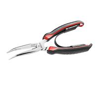 Facom Morsetto angolato 183A.20CPE - Pinza semirotonda per moto con becco lungo 200 mm Rosso/Nero