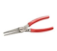 Facom 188 a.20g piatta becchi Pinze con impugnatura in PVC scolpita, Rosso, 200 mm