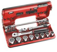 FACOM 3/8 " Assortimento, Metriche Detection Box - 12-Kant JL.DBOX501