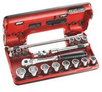 FACOM 3/8 " Assortimento, Metriche Detection Box - 6-Kant JL.DBOX500