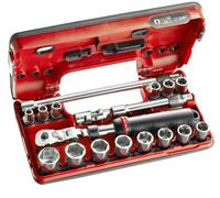 FACOM 3/8 " Assortimento, Metriche Detection Box - 6-Kant JXL.DBOX1