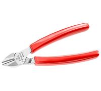 Facom 391A.16G - Elettrico diagonale, becco affusolato, pinza con manico in PVC scolpito, rosso, 391A.16G