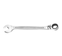 Facom 467b.30 Chiave Combinata a Cricchetto metriche, Argento, 30 mm