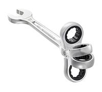 Facom 467bf.11 articolate Chiave Combinata a Cricchetto metrico, Argento, 11 mm