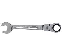 Facom 467bf.17 Chiave Combinata articolate a cricchetto metrico, Argento, 17 mm