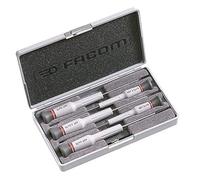Facom AEF.J2 - Scatola di 5 micro-tech di slot cacciaviti