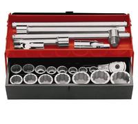 FACOM Assortimento Chiavi a Bussola 3/4 ", 12-Kant, Metrico (K) . 442E