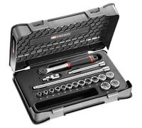 Facom Assortimento Chiavi a Bussola 3/8 ", 6-Kant, Metrico, 18 Parti, J.161-2p6