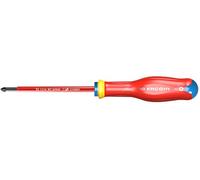 FACOM ATD0X75VE - Girarrosto in acciaio inox isolato 1000 Volt per viti Phillips POZIDRIV, lama rotonda rivestita