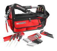 Facom BS.T20CM1PG - Cassetta portautensili in tessuto, con 27 attrezzi, Rosso (R