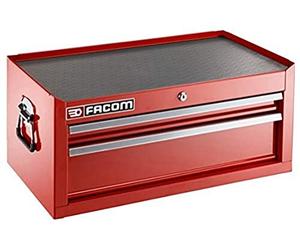 Facom BT.C2TA - Cassettiera in metallo con 2 cassetti, colore: Rosso