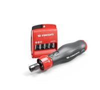 FACOM Cacciavite assistito 4V E-PROTWIST con punte PH-PZ-6 Pans Hex - Set di 12 pezzi - ATPA4V.J12IPB